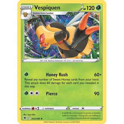 Vespiquen 12/189 - SWSH10 Astral Radiance Reverse Holofoil
