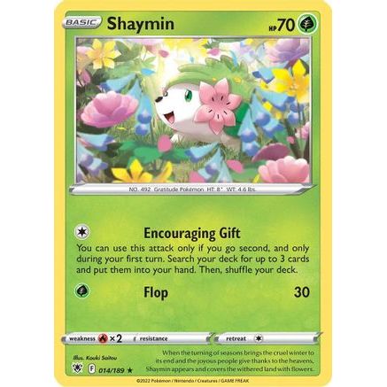 Shaymin 14/189 - SWSH10 Astral Radiance Reverse Holofoil