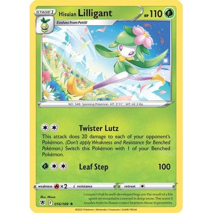 Hisuian Lilligant 16/189 - SWSH10 Astral Radiance Reverse Holofoil