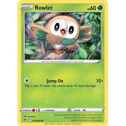 Rowlet 19/189 - SWSH10 Astral Radiance