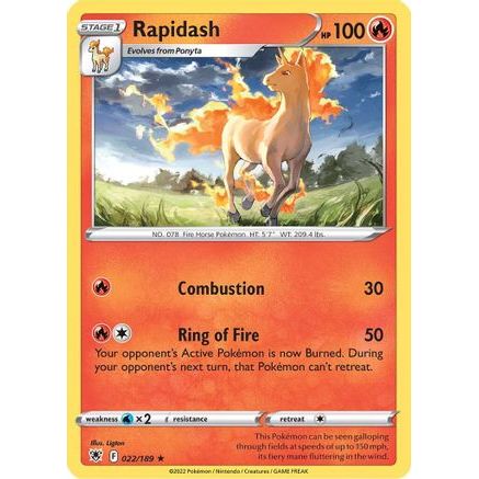 Rapidash 22/189 - SWSH10 Astral Radiance