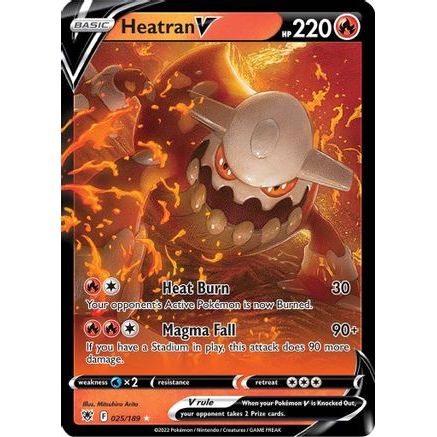 Heatran V 25/189 - SWSH10 Astral Radiance Holofoil