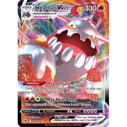 Heatran VMAX 26/189 - SWSH10 Astral Radiance Holofoil