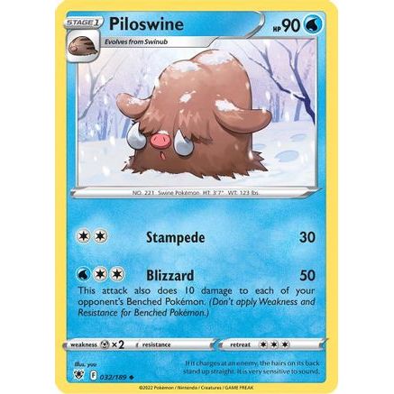 Piloswine 32/189 - SWSH10 Astral Radiance Reverse Holofoil