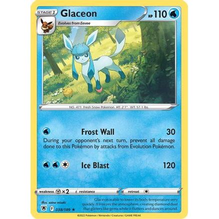 Glaceon 38/189 - SWSH10 Astral Radiance Reverse Holofoil