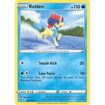 Keldeo 45/189 - SWSH10 Astral Radiance Reverse Holofoil