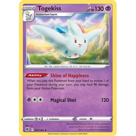 Togekiss 57/189 - SWSH10 Astral Radiance Holofoil