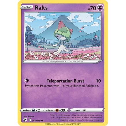 Ralts 60/189 - SWSH10 Astral Radiance