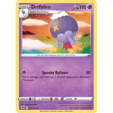 Drifblim 64/189 - SWSH10 Astral Radiance Reverse Holofoil