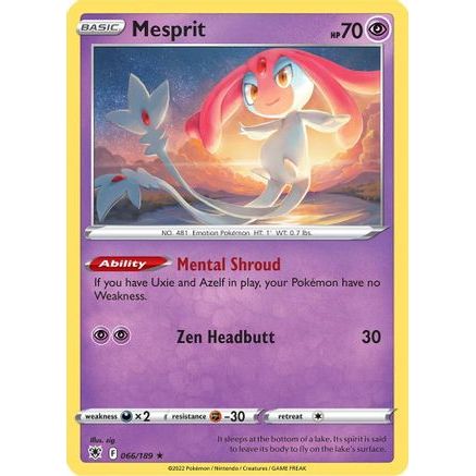 Mesprit 66/189 - SWSH10 Astral Radiance Holofoil