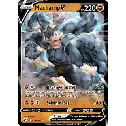 Machamp V 72/189 - SWSH10 Astral Radiance Holofoil