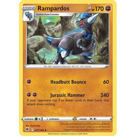 Rampardos 77/189 - SWSH10 Astral Radiance Holofoil