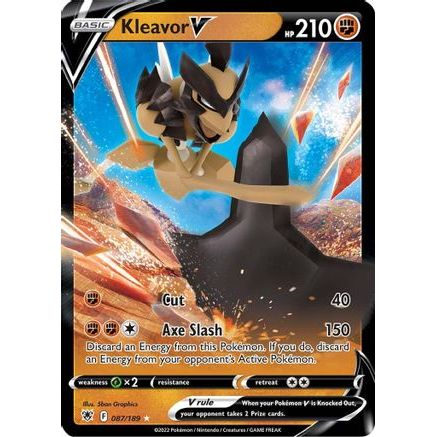 Kleavor V 87/189 - SWSH10 Astral Radiance Holofoil