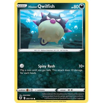 Hisuian Qwilfish (89) 89/189 - SWSH10 Astral Radiance