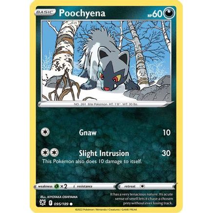 Poochyena 95/189 - SWSH10 Astral Radiance Reverse Holofoil