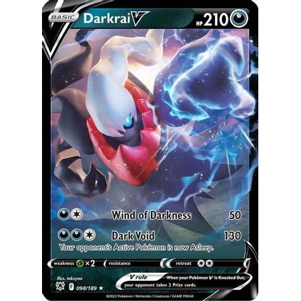 Darkrai V 98/189 - SWSH10 Astral Radiance Holofoil