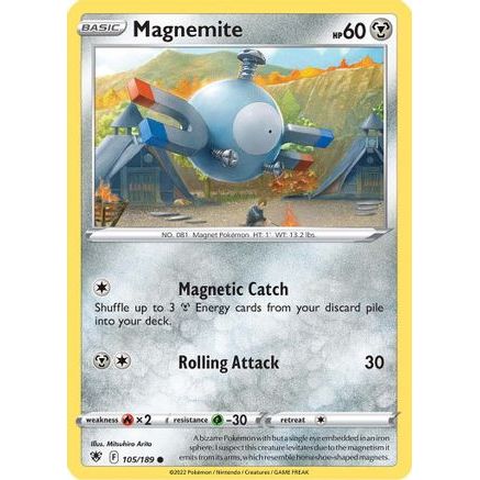 Magnemite 105/189 - SWSH10 Astral Radiance Reverse Holofoil