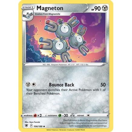 Magneton 106/189 - SWSH10 Astral Radiance Reverse Holofoil