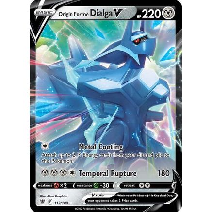 Origin Forme Dialga V 113/189 - SWSH10 Astral Radiance Holofoil
