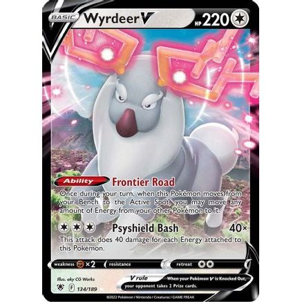 Wyrdeer V 134/189 - SWSH10 Astral Radiance Holofoil