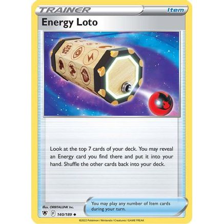 Energy Loto 140/189 - SWSH10 Astral Radiance Reverse Holofoil