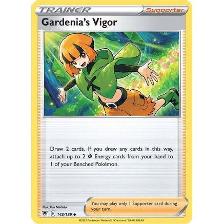 Gardenia's Vigor 143/189 - SWSH10 Astral Radiance Reverse Holofoil