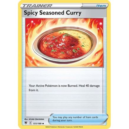 Spicy Seasoned Curry 151/189 - SWSH10 Astral Radiance Reverse Holofoil