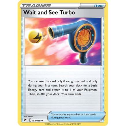 Wait and See Turbo 158/189 - SWSH10 Astral Radiance Reverse Holofoil