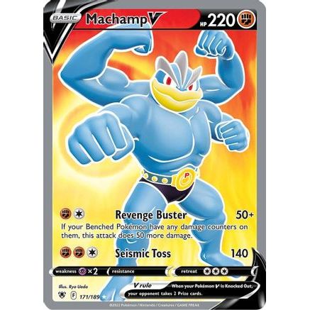 Machamp V (Full Art) 171/189 - SWSH10 Astral Radiance Holofoil