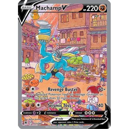 Machamp V (Alternate Full Art) 172/189 - SWSH10 Astral Radiance Holofoil