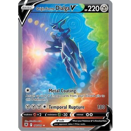 Origin Forme Dialga V (Alternate Full Art) 177/189 - SWSH10 Astral Radiance Holofoil