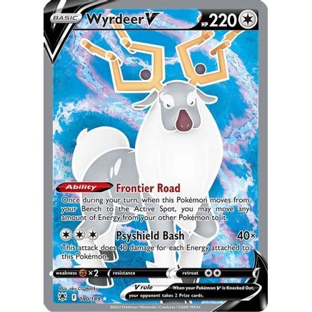 Wyrdeer V (Full Art) 180/189 - SWSH10 Astral Radiance Holofoil