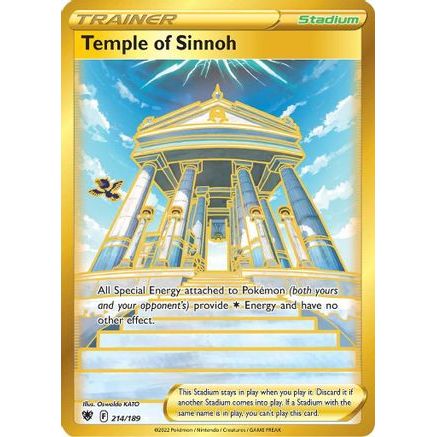 Temple of Sinnoh (Secret) 214/189 - SWSH10 Astral Radiance Holofoil