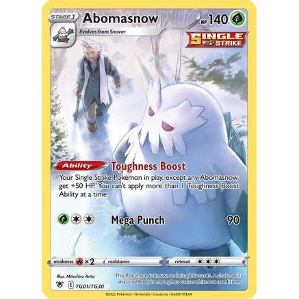 Abomasnow TG01/30 - SWSH10 Astral Radiance Trainer Gallery Holofoil