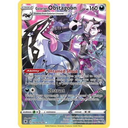 Galarian Obstagoon TG10/30 - SWSH10 Astral Radiance Trainer Gallery Holofoil