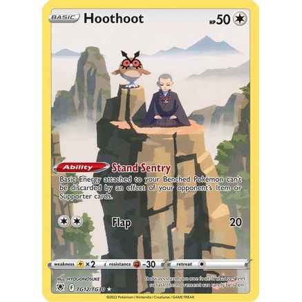 Hoothoot TG12/30 - SWSH10 Astral Radiance Trainer Gallery Holofoil