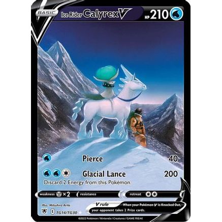 Ice Rider Calyrex V TG14/30 - SWSH10 Astral Radiance Trainer Gallery Holofoil