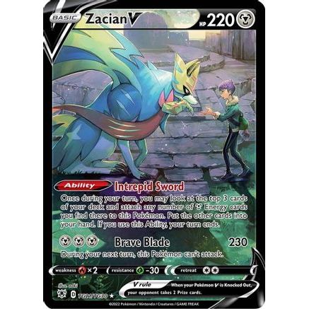 Zacian V TG21/30 - SWSH10 Astral Radiance Trainer Gallery Holofoil