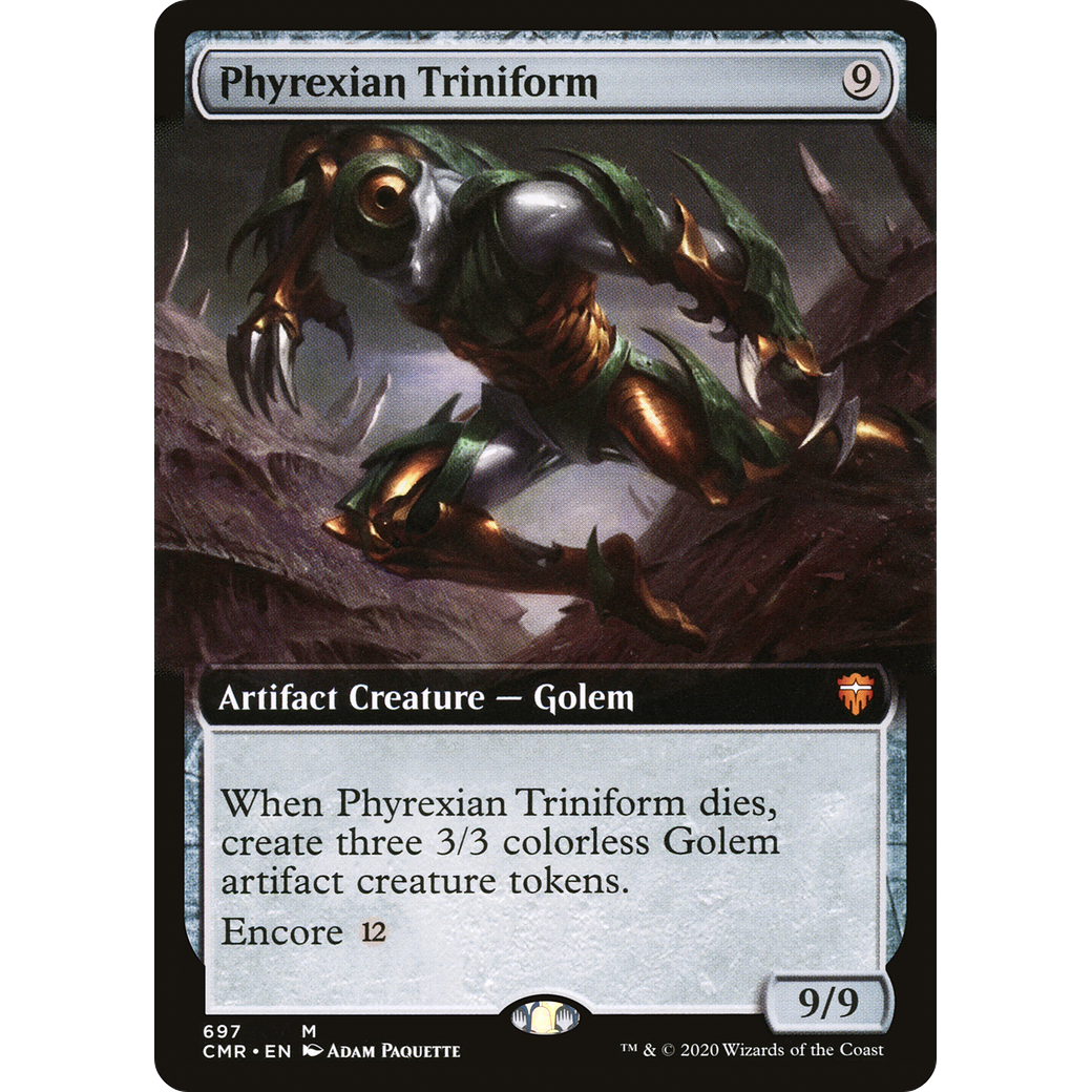 Phyrexian Triniform (Extended Art) (CMR-697) - Commander Legends: (Extended Art)