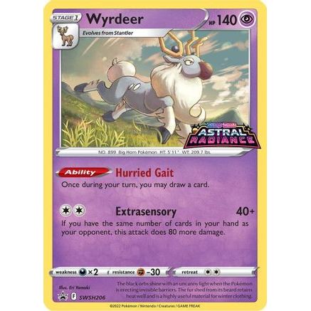Wyrdeer - SWSH206 SWSH206/307 - SWSH Sword & Shield Promo Cards Holofoil