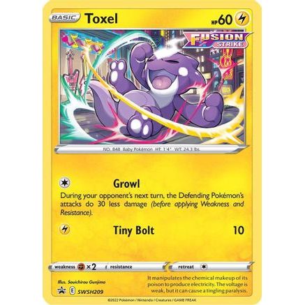 Toxel - SWSH209 SWSH209/307 - SWSH Sword & Shield Promo Cards Holofoil