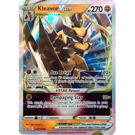 Kleavor VSTAR - SWSH249 SWSH249/307 - SWSH Sword & Shield Promo Cards Holofoil