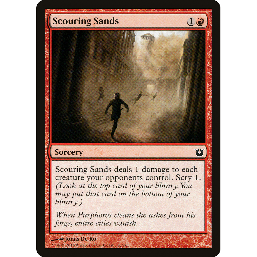Scouring Sands (BNG-110) - Born of the Gods Foil