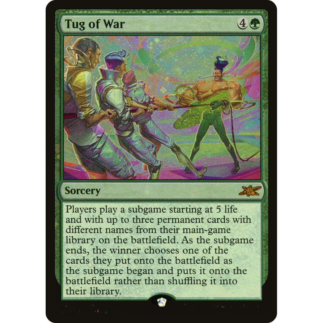 Tug of War (Galaxy Foil) (UNF-445) - Unfinity Foil