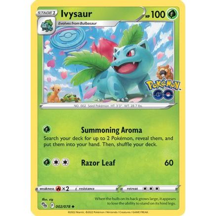 Ivysaur 2/78 - Pokemon GO Reverse Holofoil