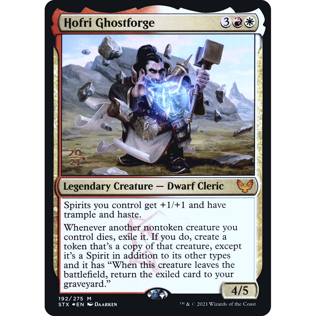 Hofri Ghostforge (PRE-192) - Strixhaven: School of Mages Promos Foil