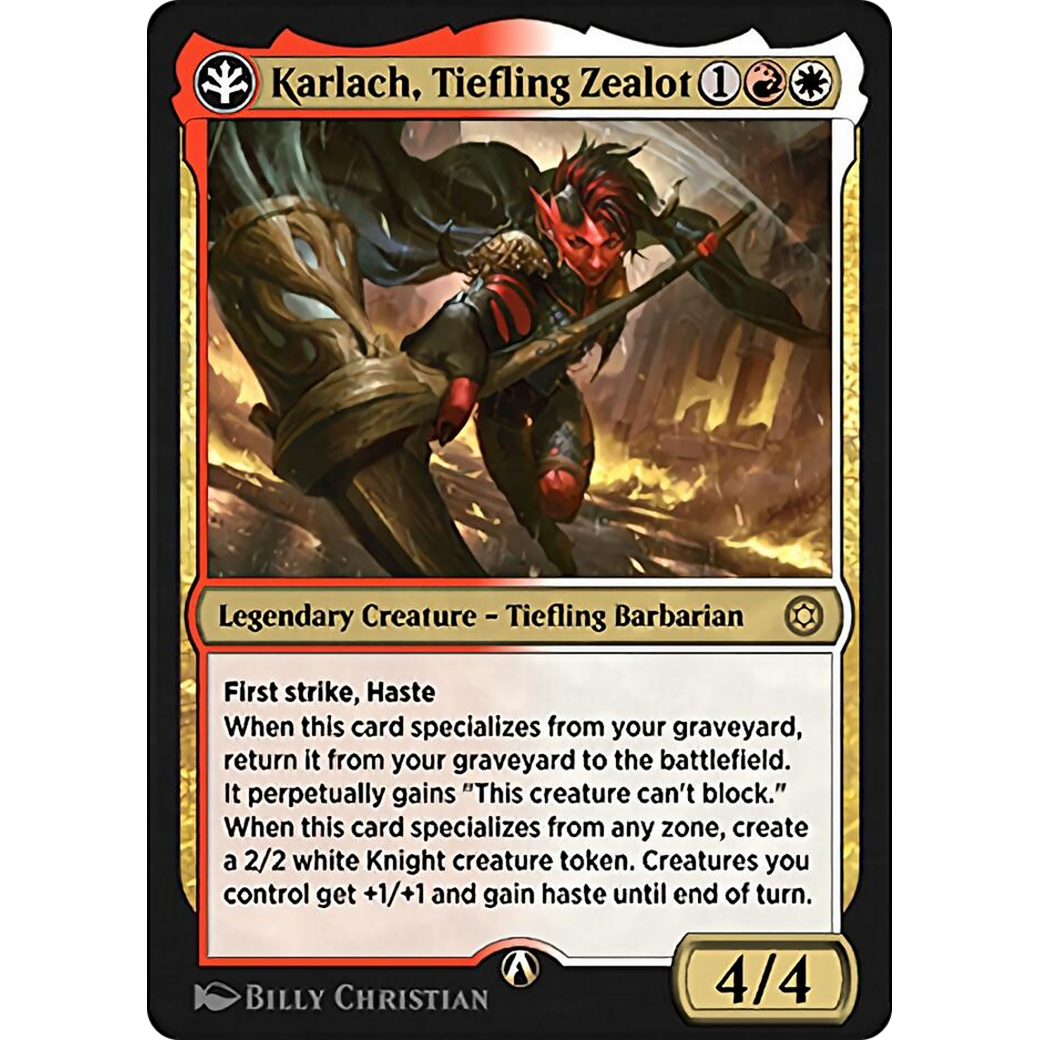 Karlach, Tiefling Zealot (HBG-14W) - Alchemy Horizons: Baldur's Gate