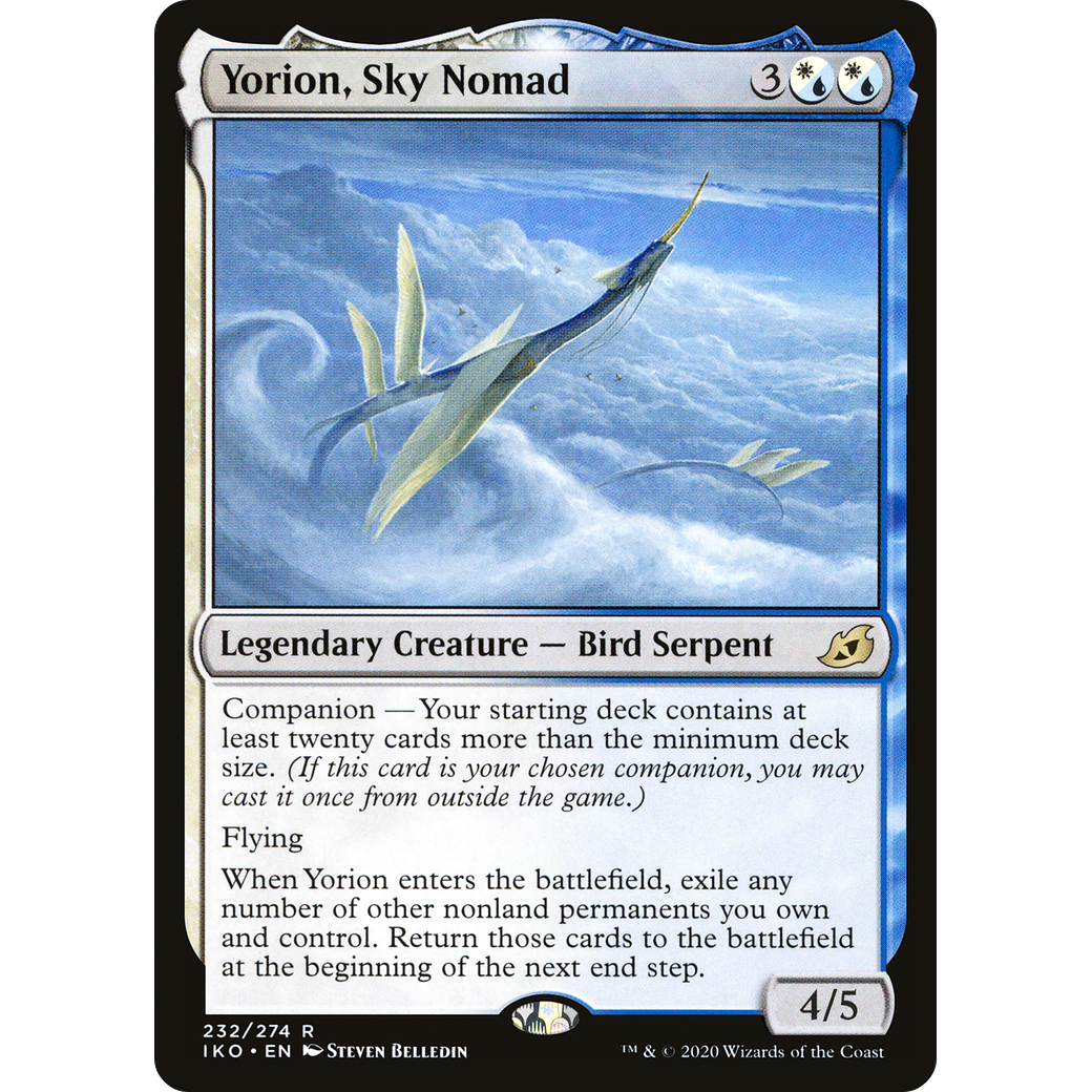 Yorion, Sky Nomad (IKO-232) - Ikoria: Lair of Behemoths: (companion)