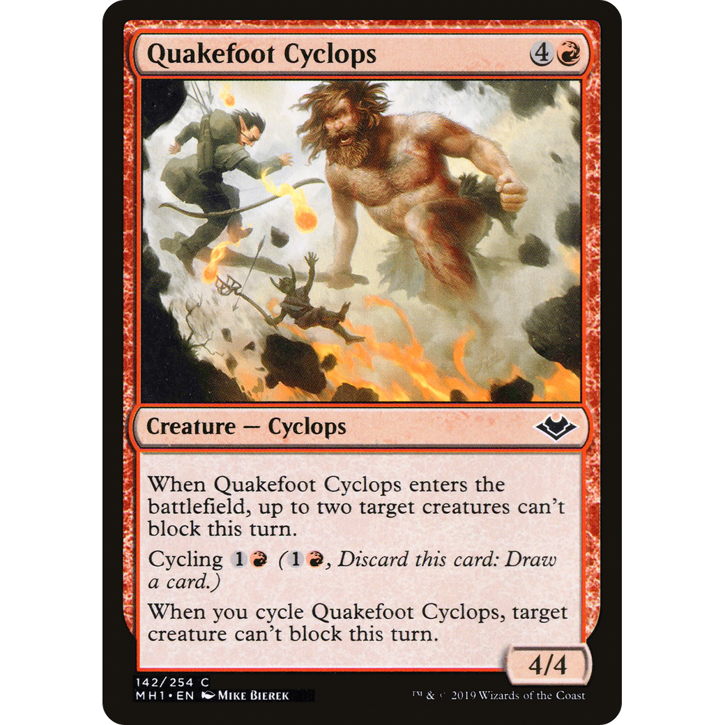 Quakefoot Cyclops (MH1-142) - Modern Horizons