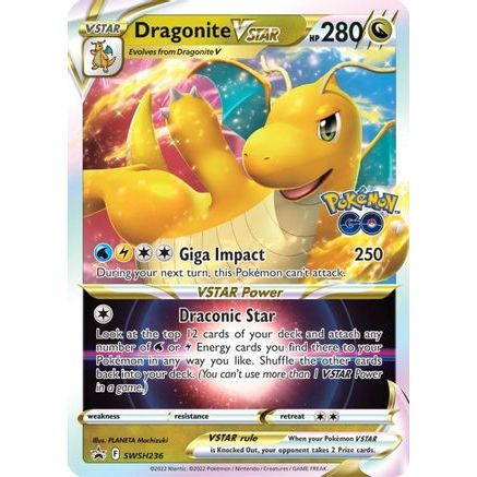 Dragonite VSTAR - SWSH236 SWSH236/307 - SWSH Sword & Shield Promo Cards Holofoil